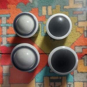 Japan Ying Yang Circle Black White Round Clip on earrings Light Weight